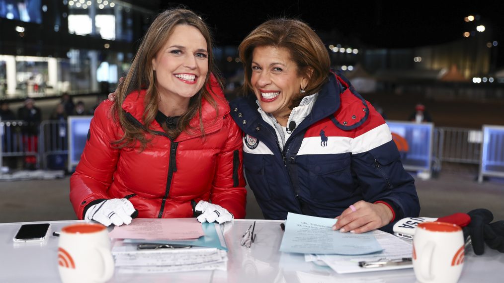 Savannah Guthrie and Hoda Kotb at the 2018 Winter Olympics - Today Show