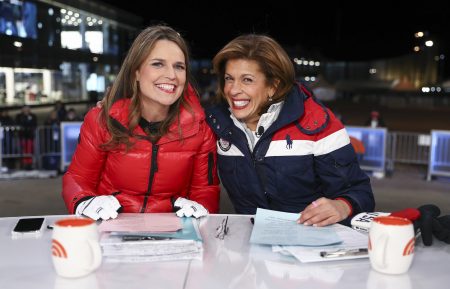 Savannah Guthrie and Hoda Kotb at the 2018 Winter Olympics - Today Show