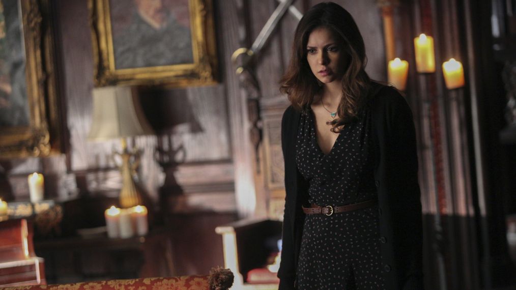 Nina Dobrev as Elena in The Vampire Diaries