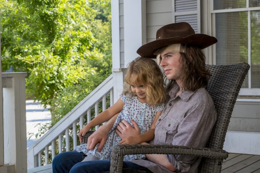 Walking Dead season 8 episode 9 carl judith