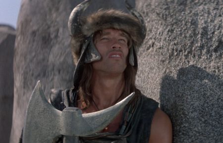 Arnold Schwarzenegger's 1982 portrayal of Conan the Barbarian