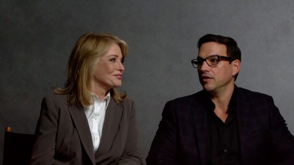 Deidre Hall and Tyler Christopher at the 2018 Television Critics Association