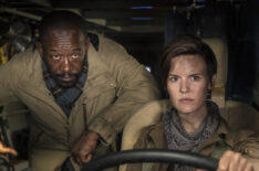 Fear The Walking Dead - Lennie James as Morgan Jones and Maggie Grace as Althea - Season 4