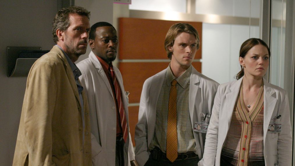 House - Hugh Laurie and his team of doctors: Omar Epps, Jesse Spencer, and Jennifer Morrison