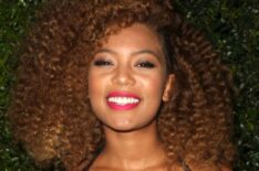 Jaz Sinclair attends Max Mara Celebrates Natalie Dormer