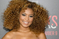 Jaz Sinclair attends the premiere of 'When The Bough Breaks'