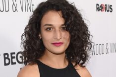 Jenny Slate attends the premiere of 'Adult Beginners'