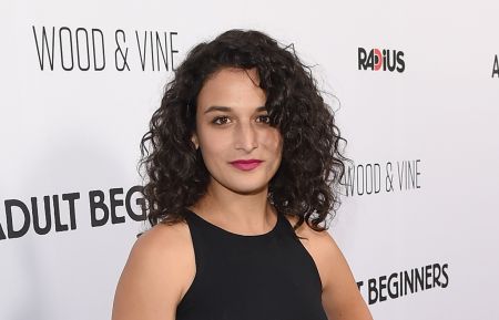 Jenny Slate attends the premiere of 'Adult Beginners'