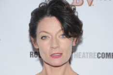Michelle Gomez poses following her performance in the 'If There Is I Haven't Found It' Broadway opening night