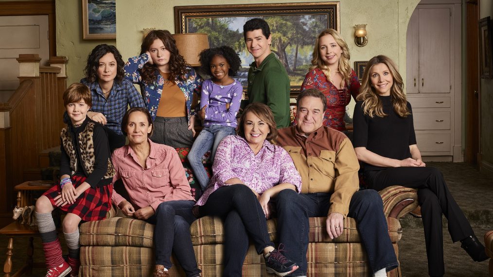 AMES MCNAMARA, SARA GILBERT, LAURIE METCALF, EMMA KENNEY, JAYDEN REY, ROSEANNE BARR, MICHAEL FISHMAN, JOHN GOODMAN, LECY GORANSON, SARAH CHALKE