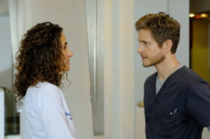 Melina Kanakaredes and Matt Czuchry on 'The Resident'