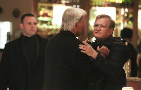 Mark Harmon and Drew Carey on 'NCIS'