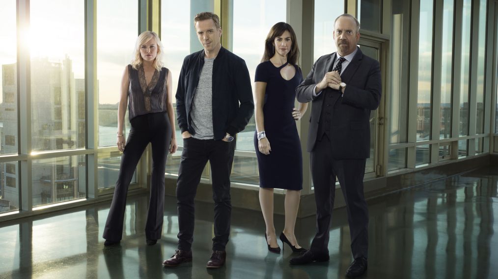 Billions - Malin Akerman, Damian Lewis, Maggie Siff, and Paul Giamatti