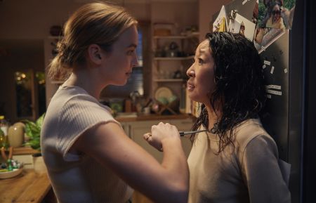 KILLING EVE - Villanelle (Jodie Comer) and Eve (Sandra Oh)