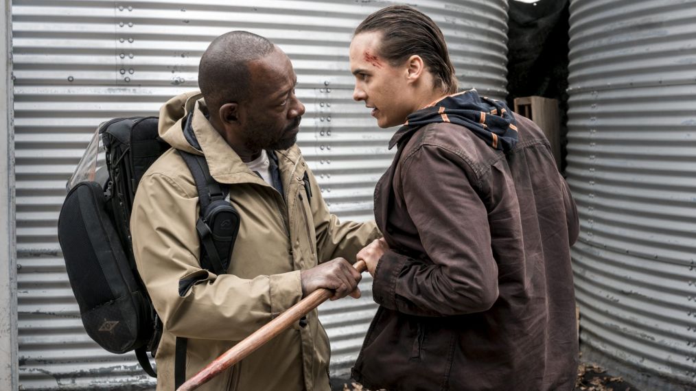 Fear the Walking Dead - Lennie James as Morgan Jones, Frank Dillane as Nick Clark - Season 4