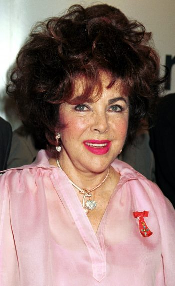 Elizabeth Taylor attends the benefit by the American Foundation for Aids Research