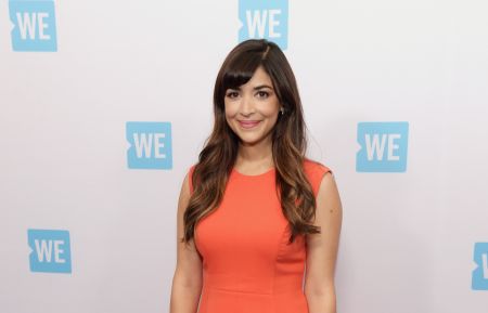 Hannah Simone attends the WE Day Celebration Dinner