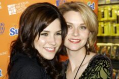 Hilarie Burton and Sophia Bush arrive at the midtown FYE store to sign copies of the new One Tree Hill soundtrack CD