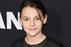 Dafne Keen attends the 'Logan' New York Special Screening