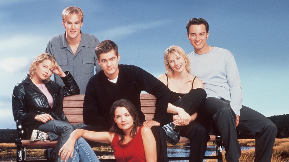 'Dawson's Creek' - James Van Der Beek, Michelle Williams, Joshua Jackson, Meredith Monroe, and Kerr Smith, and Katie Holmes