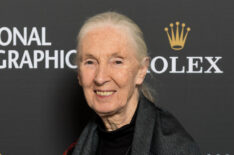 Dr. Jane Goodall arrives for the National Geographic 'An Evening Of Exploration'