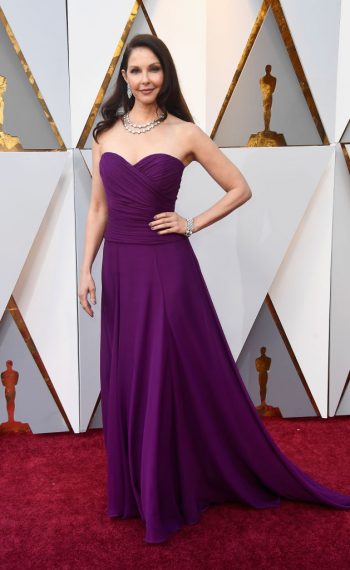 Ashley Judd attends the 90th Annual Academy Awards