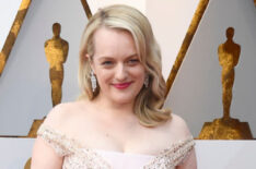 Elisabeth Moss attends the 90th Annual Academy Awards