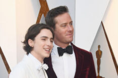Timothee Chalamet and Armie Hammer attend the 90th Annual Academy Awards