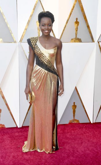 Lupita Nyong'o attends the 90th Annual Academy Awards in 2018