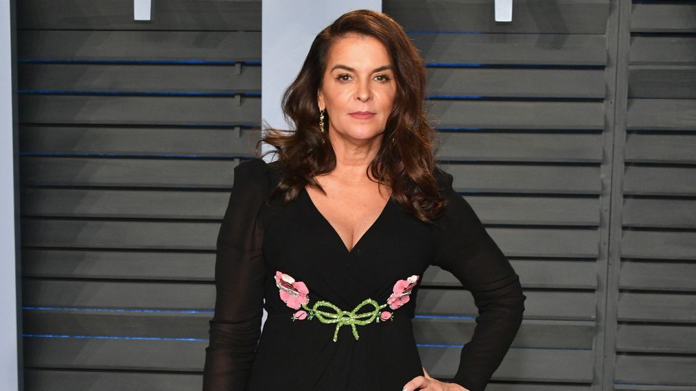 Annabella Sciorra attends the 2018 Vanity Fair Oscar Party