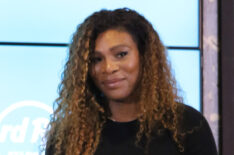 Serena Williams is seen at the 2018 Miami Open Hard Rock Stadium Ground Breaking Ceremony at Hard Rock Stadium