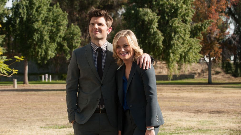 Parks and Recreation - Adam Scott as Ben Wyatt, Amy Poehler as Leslie Knope