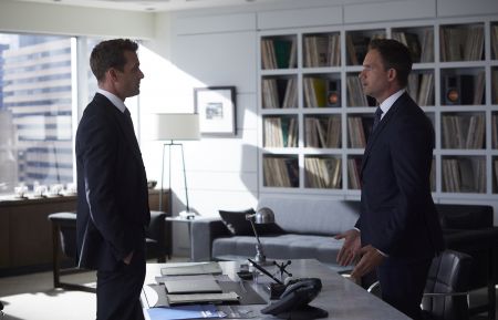 Suits - Season 7 - Gabriel Macht as Harvey Spector, Patrick J. Adams as Mike Ross