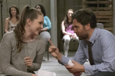 Amy Forsyth as Gwen Strickland, Josh Radnor as Lou Mazzuchelli in Rise - 'Most of All to Dream'