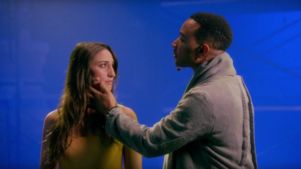 Sara Bareilles and John Legend perform their roles as Mary Magdalene and Jesus in NBC's 'Jesus Christ Superstar Live in Concert.'