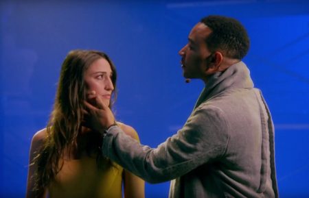 Sara Bareilles and John Legend perform their roles as Mary Magdalene and Jesus in NBC's 'Jesus Christ Superstar Live in Concert.'