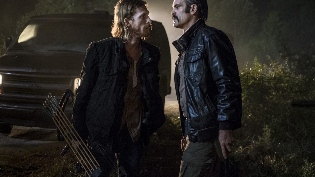 The Walking Dead - Austin Amelio as Dwight, Steven Ogg as Simon