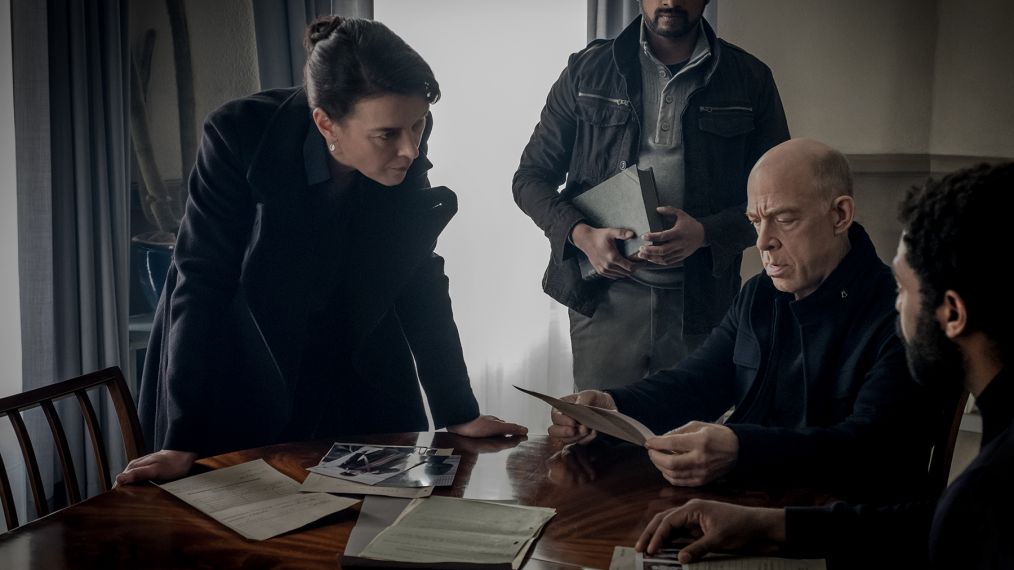 Olivia Williams and J. K. Simmons in Counterpart