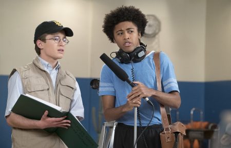 Sean Giambrone and Quincy Fouse in 'The Goldbergs'