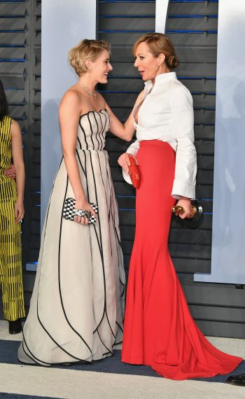 2018 Vanity Fair Oscar Party - Greta Gerwig and Allison Janney