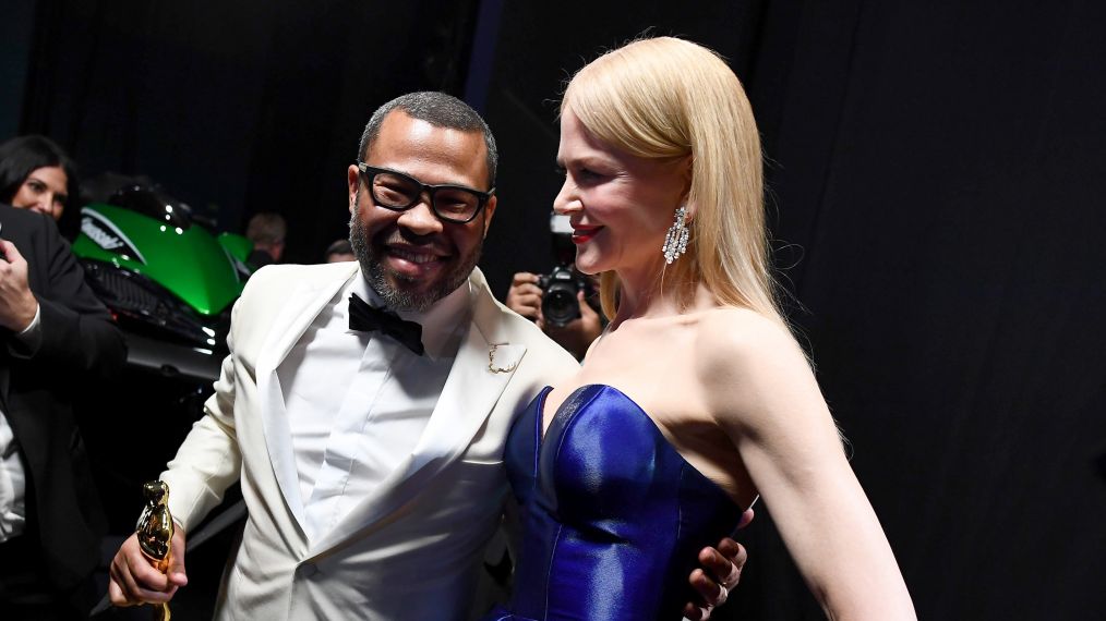 Backstage at the 90th Annual Academy Awards - Jordan Peele and Nicole Kidman