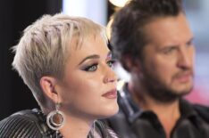 Katy Perry and fellow American Idol judge, Luke Bryan.