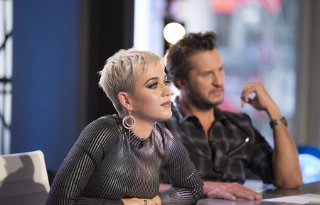 Katy Perry and fellow American Idol judge, Luke Bryan.