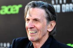 Leonard Nimoy arrives at the premiere of 'Star Trek Into Darkness'