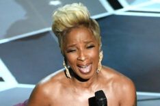 Mary J. Blige performs onstage during the 90th Annual Academy Awards