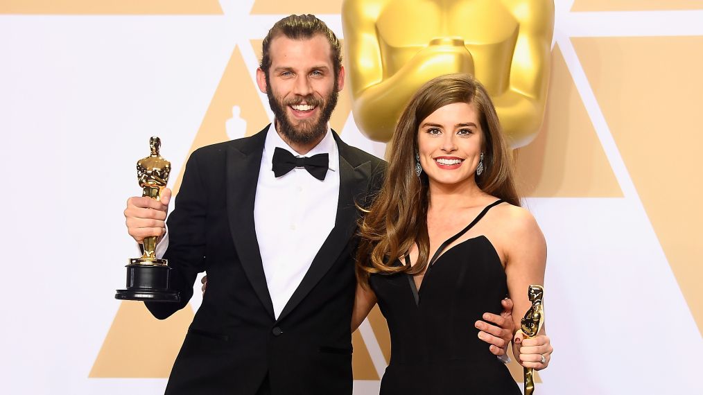 Filmmakers Chris Overton and Rachel Shenton - 90th Annual Academy Awards