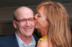 Richard Jenkins and Allison Janney attend the Gersh Oscar Party