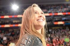 Ronda Rousey is introduced as a new member of WWE at Royal Rumble in January 2018