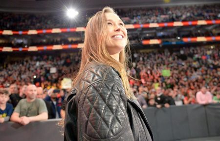 Ronda Rousey is introduced as a new member of WWE at Royal Rumble in January 2018