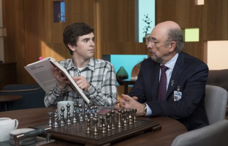 Freddie Highmore and Richard Schiff in The Good Doctor